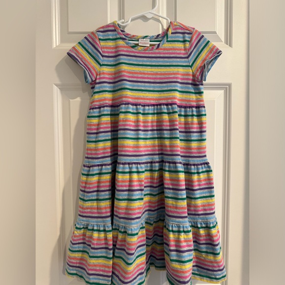 Hanna Andersson Other - Hanna Andersson 6-7 dress, size 120 striped swing rainbow